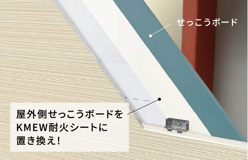 ���O�����������{�[�h��KMEW�ω΃V�[�g�ɒu�������I